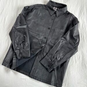 Black Pleather Jacket